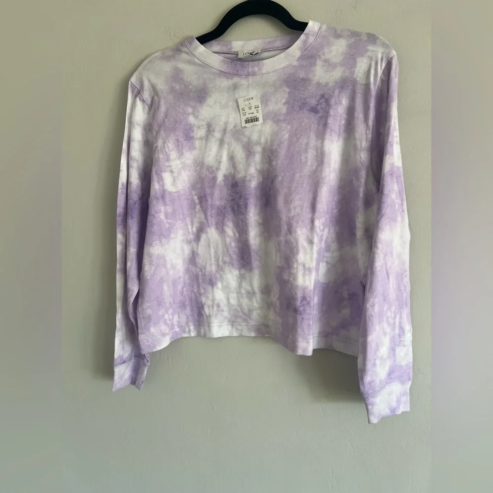 J. Crew Long Sleeve Boxy Tee NWT Sz X-Small